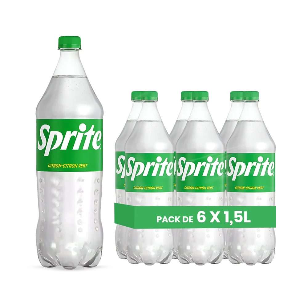 Sprite – Pack 6 x 1,5 L | Boisson Gazeuse