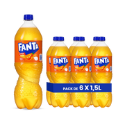 Fanta Orange – Pack 6 x 1,5 L | Boisson Gazeuse