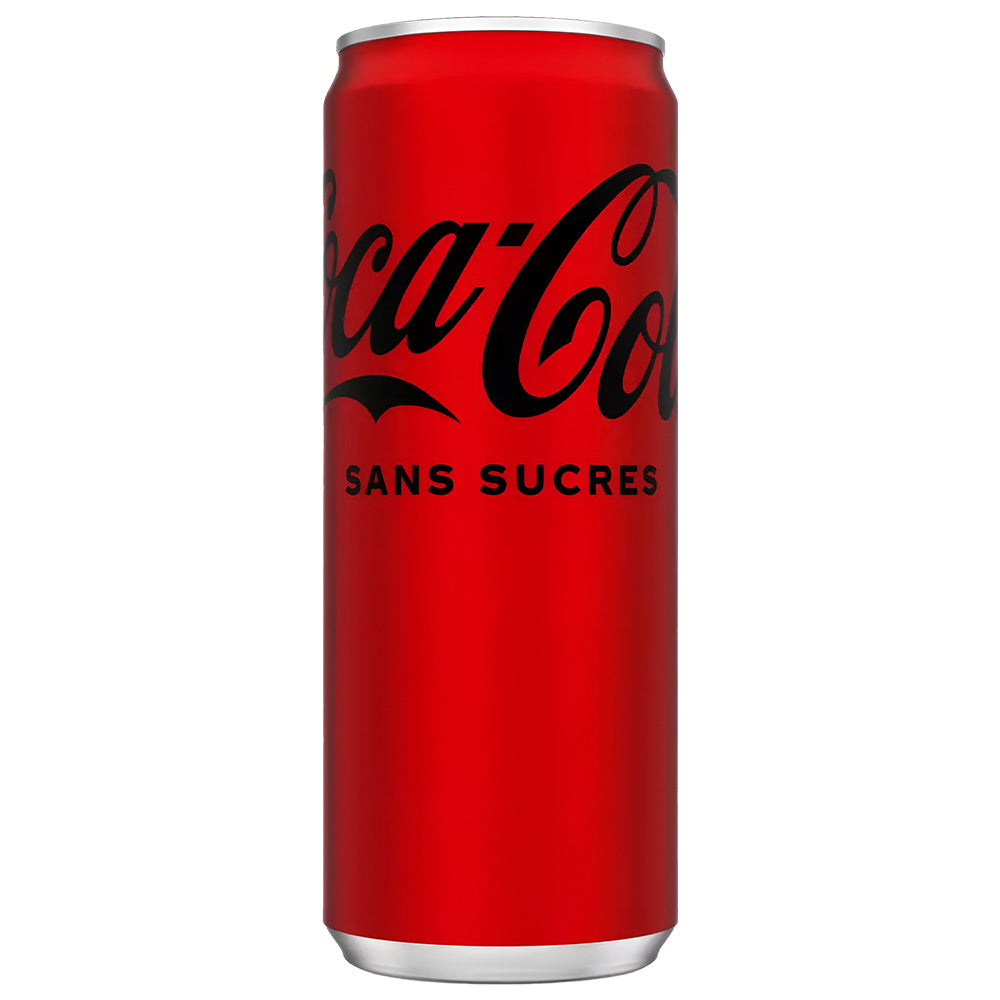 Coca-Cola Zero – Pack 24 x 33 cl | Boisson Gazeuse