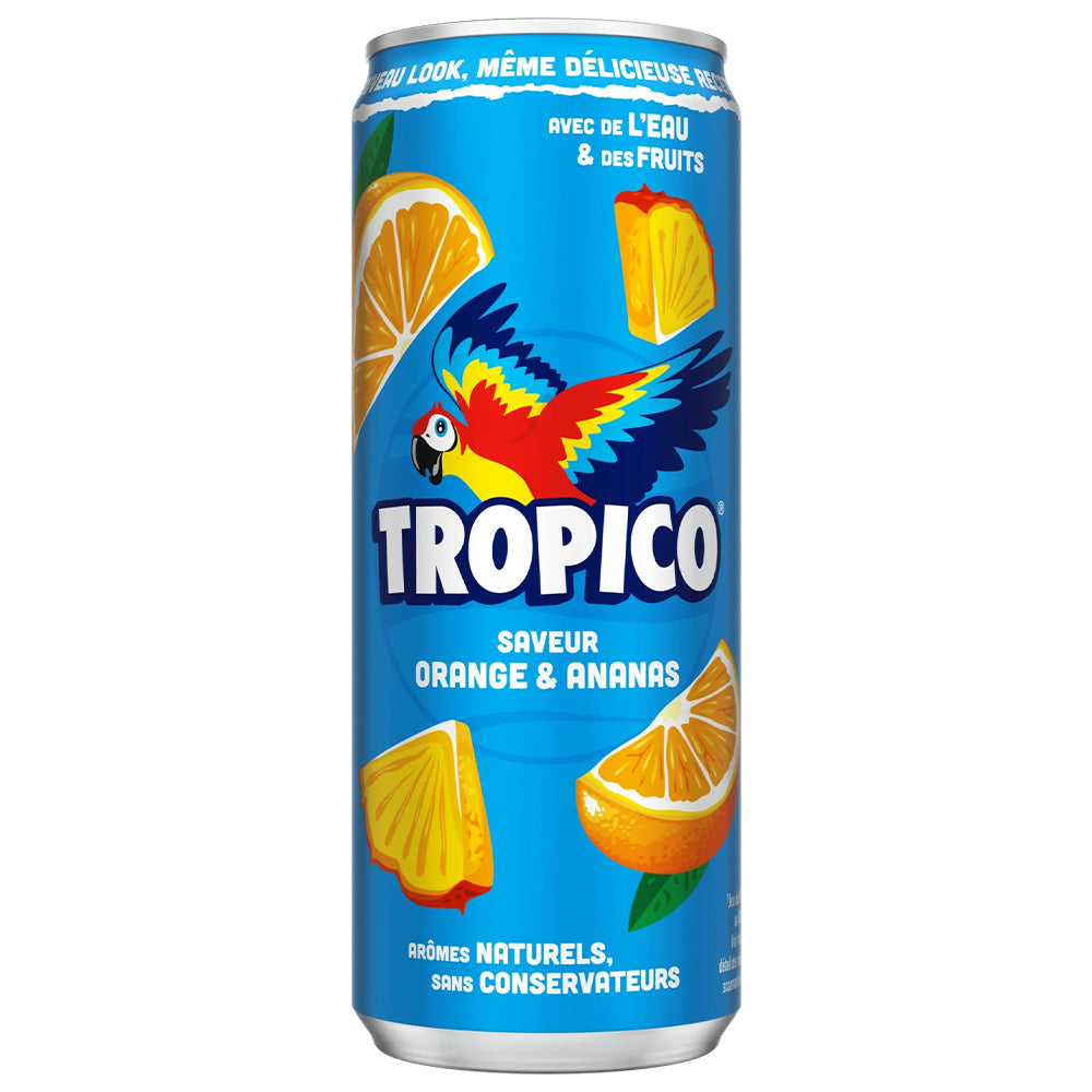 Tropico Orange & Ananas 24 x 33cl – Boisson Tropicale Rafraîchissante | Jus de Fruits