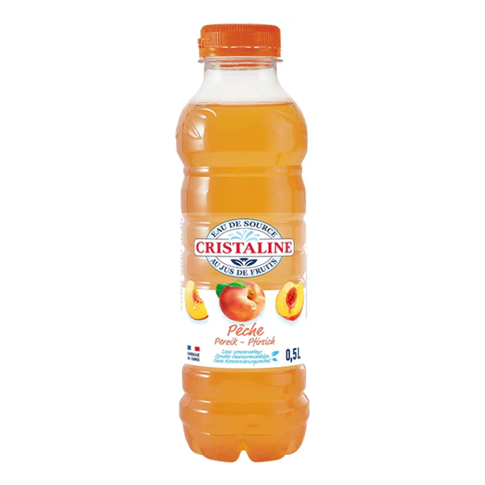 Cristaline Pêche – Pack 24 x 50 cl | Jus de Fruits