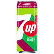 7UP Cherry – Pack 24 x 33 cl | Boisson Gazeuse