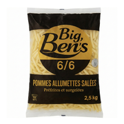 Frites Big Ben’s 6/6 Surgelées – 4 x 2,5kg