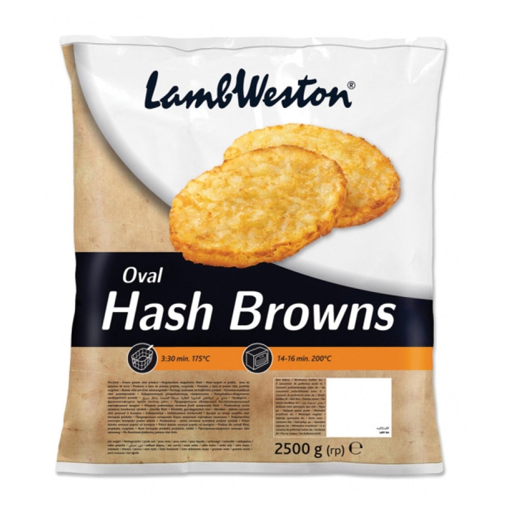 Hash Browns Surgelés – Sachet 2,5 kg