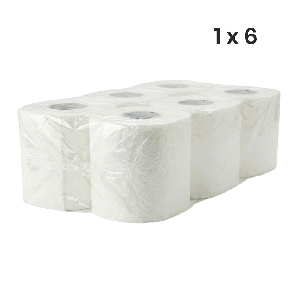 Rouleau Lavabo Blanc – Pack 1 x 6 | Papier Hygiénique