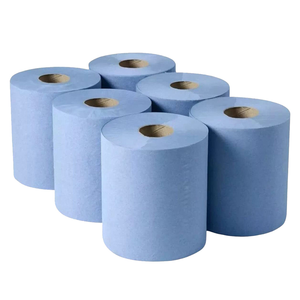 Rouleau Lavabo Bleu – Pack 1 x 6 | Papier Hygiénique