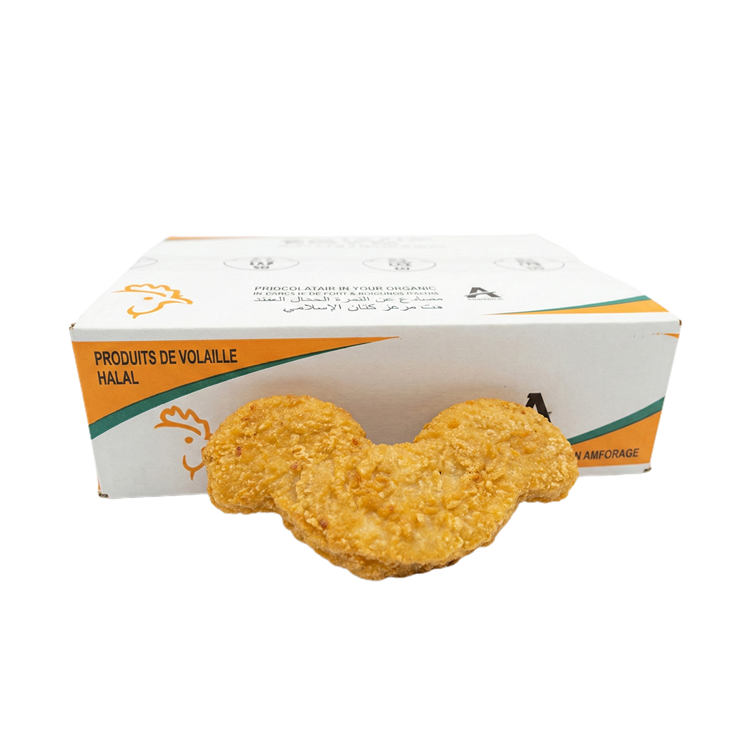 Nuggets de Poulet Nazar Surgelés – Carton 5 kg (5 x 1 kg)