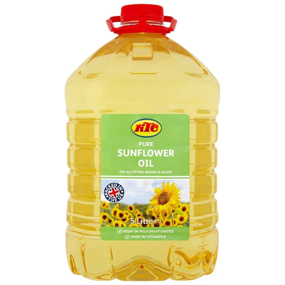 KTC Huile de Tournesol 15L x3 – Usage Culinaire