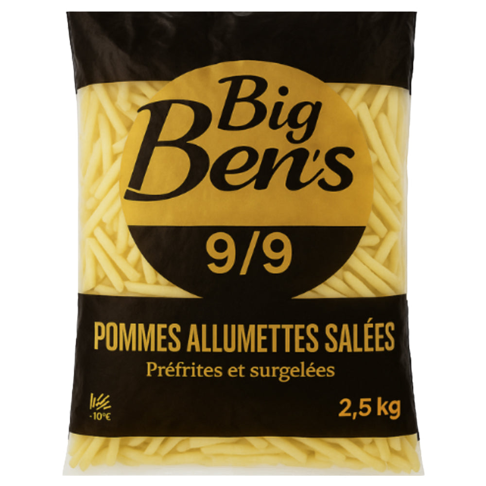 Frites Big Ben’s 9/9 – Sac 10 kg | Surgelé