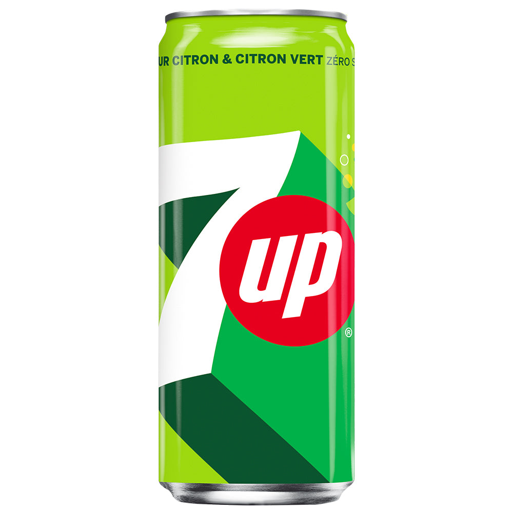 7UP Zero – Pack 24 x 33 cl | Boisson Gazeuse