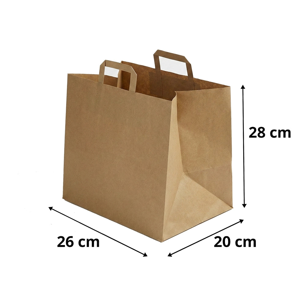 Sac Kraft Brun 28 x 17 x 29 cm – Pack 250 pcs