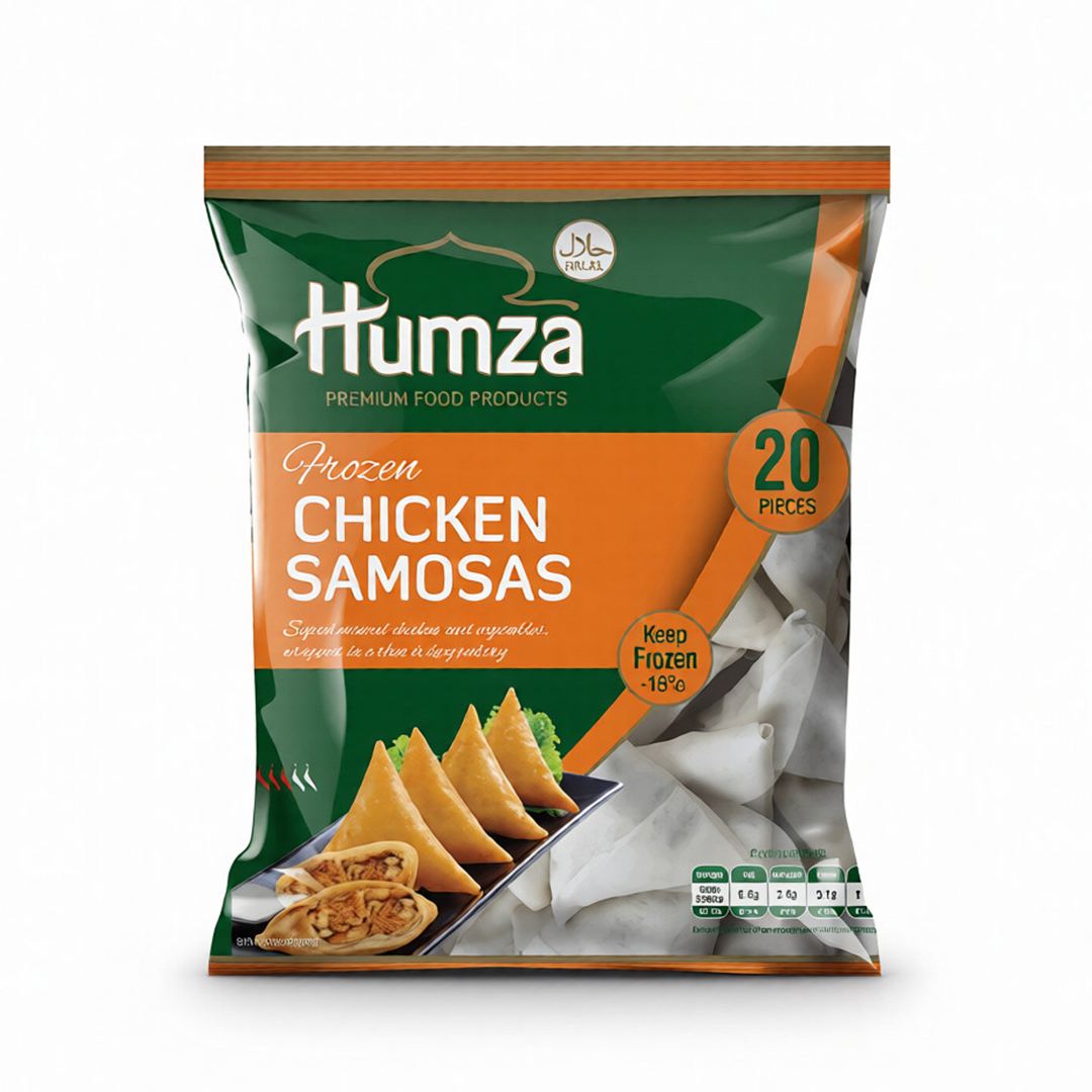 Samosa au Poulet Surgelé – 20 Pièces