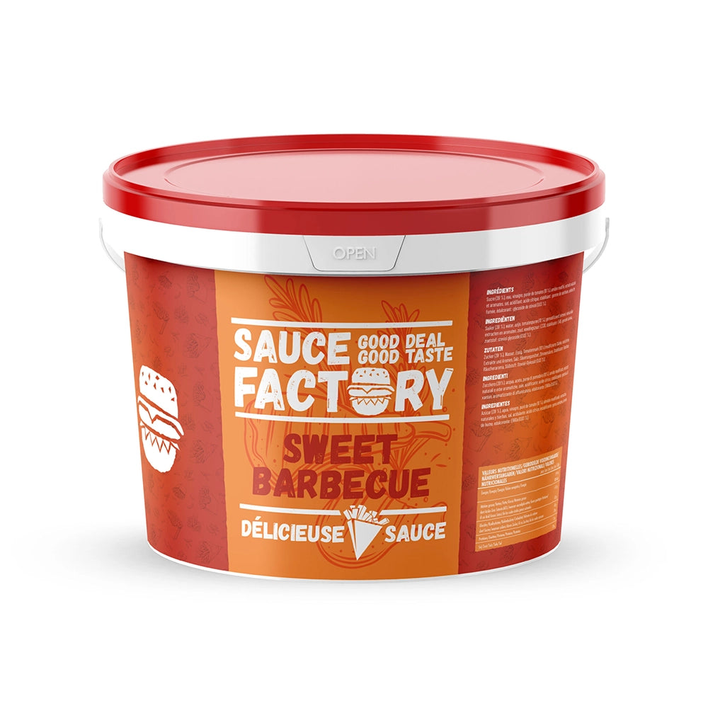Sauce Barbecue Factory 5L – Sauce en Seau Professionnelle