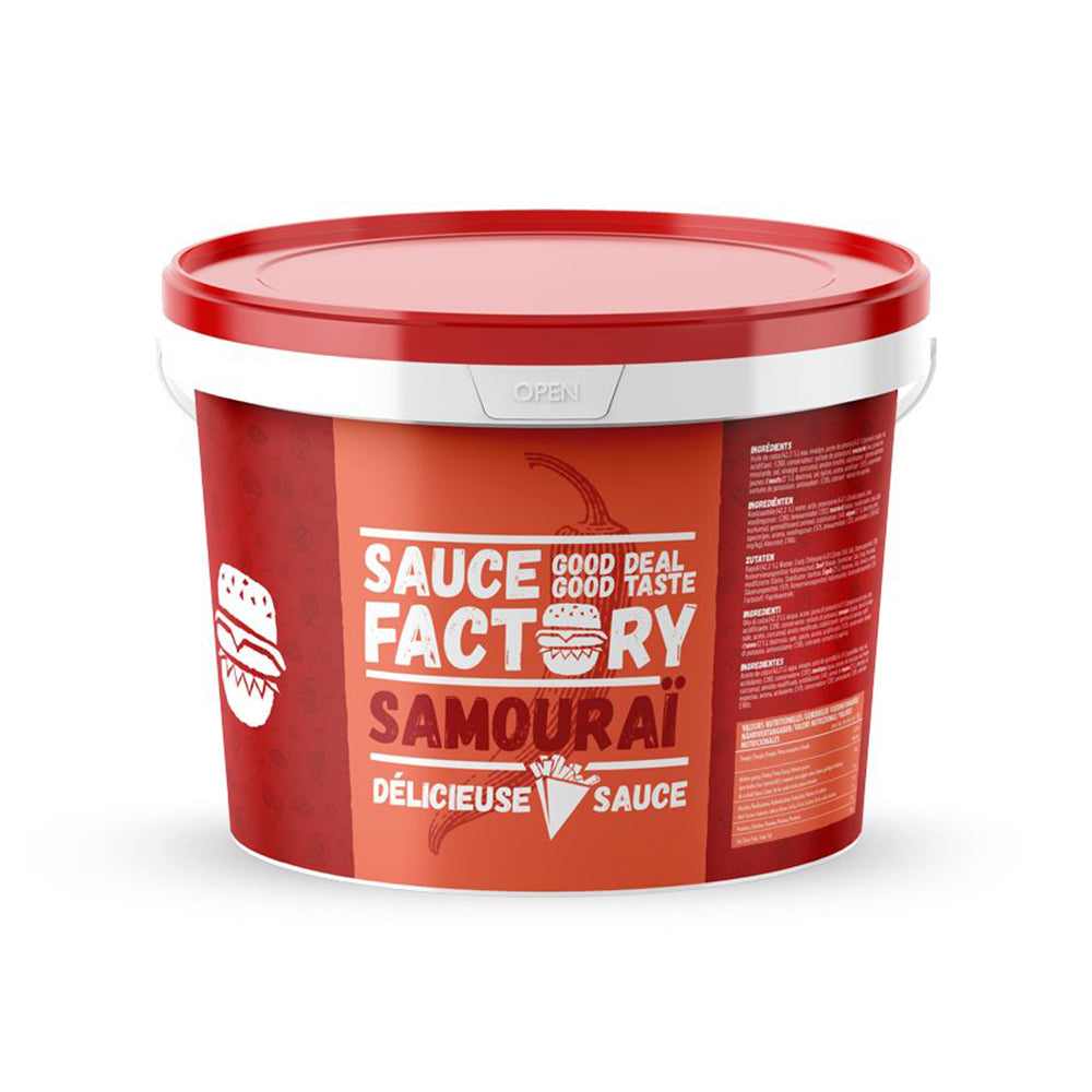 Sauce Samourai Factory 5L – Sauce Piquante Professionnelle
