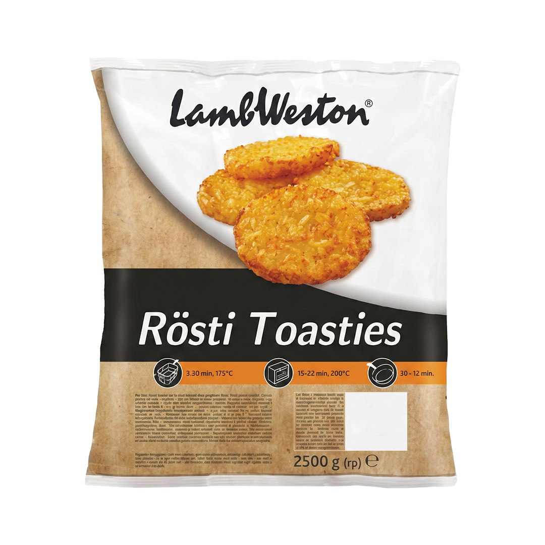 Toastio Rösti Lamb Weston Surgelé – Carton 10kg