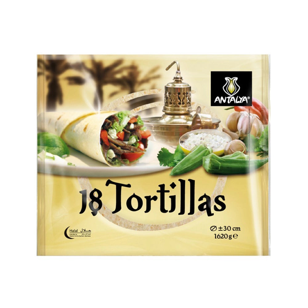 Tortilla Antalya 30cm 90g – 108 Pièces – Wraps