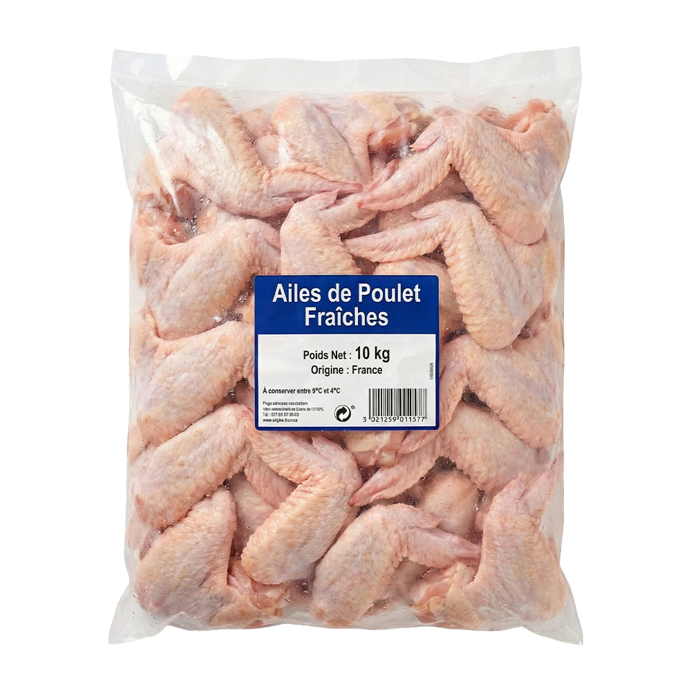 Ailes de Poulet Fraîches 10 kg – Produits Réfrigérés